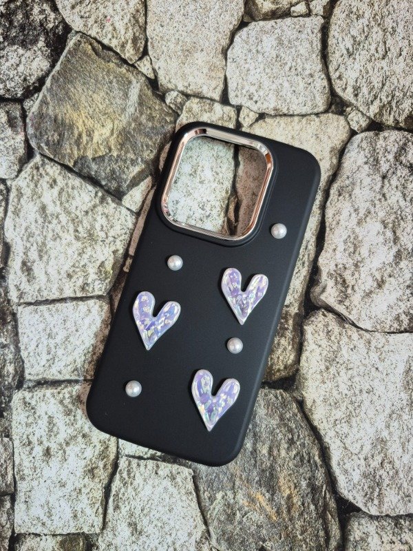 Producto - Funda tpu love con apliques Xiaomi Note 14 5G negra