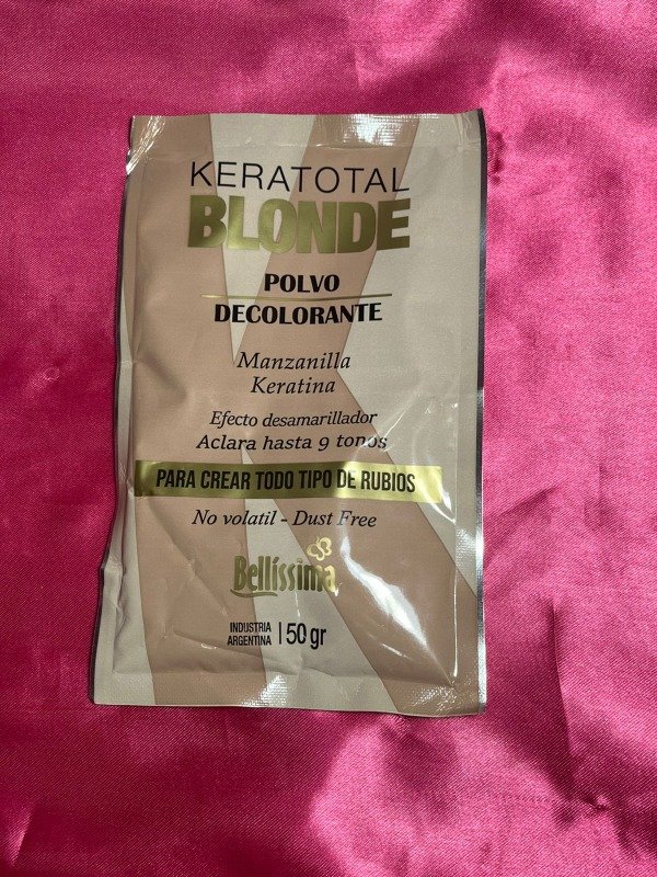 Producto - polvo decolorante keratotal blonde 50gr