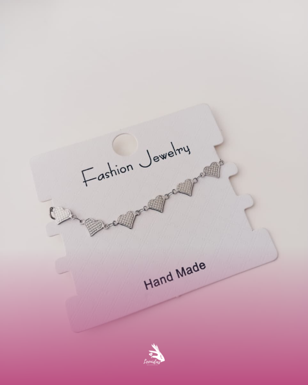 Producto - PULSERA CORAZONES PLANOS
