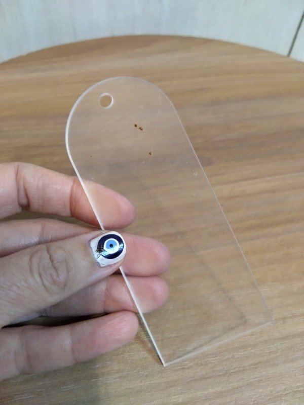 Producto - Tags acrílico #1 de 2mm x10 unid