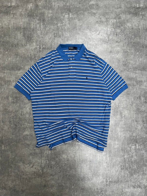 Producto - Chomba Polo Ralph Lauren Stripped Vtg 90s T.XXL