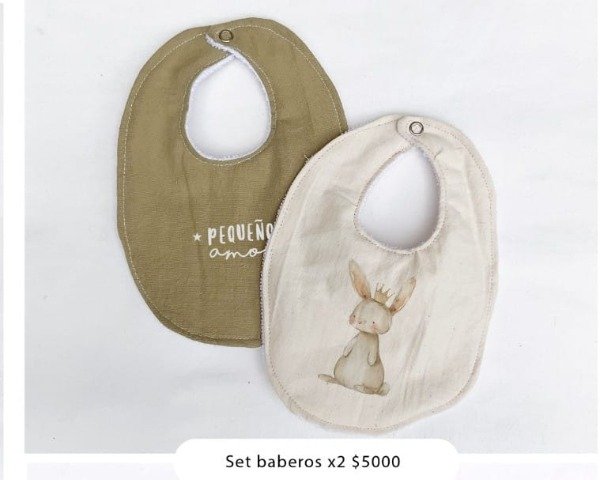 Producto - Set de baberos x2