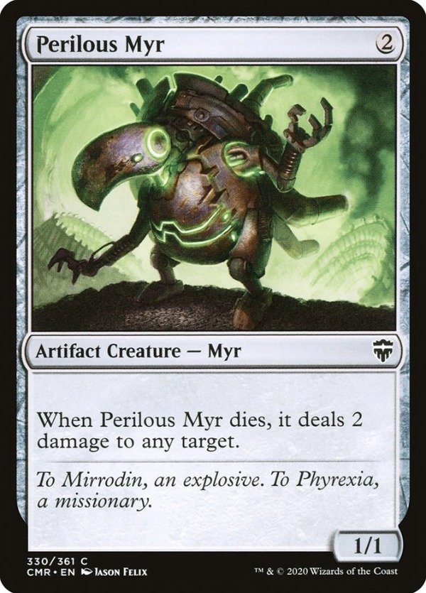 Producto - Perilous Myr  Commander Legends