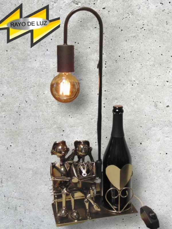 Producto - #LO5246 Botella "pareja" chapa