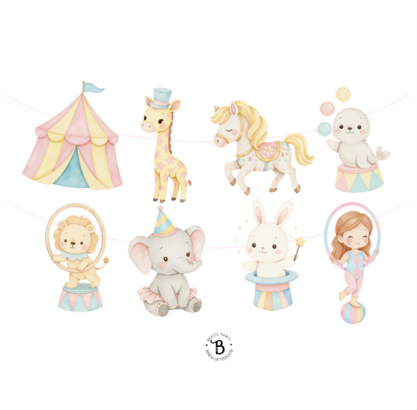 Producto - Guirnalda Circo Pastel