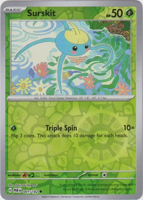 Producto - Surskit - 001/182 - Paradox Rift - Reverse Holo
