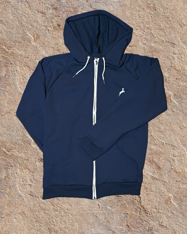 Producto - Campera Lisa Algodón Invierno - Azul