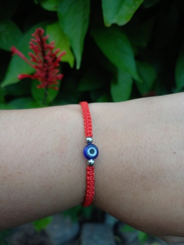 Producto - Pulsera Amuleto Ojo Turco y Acero