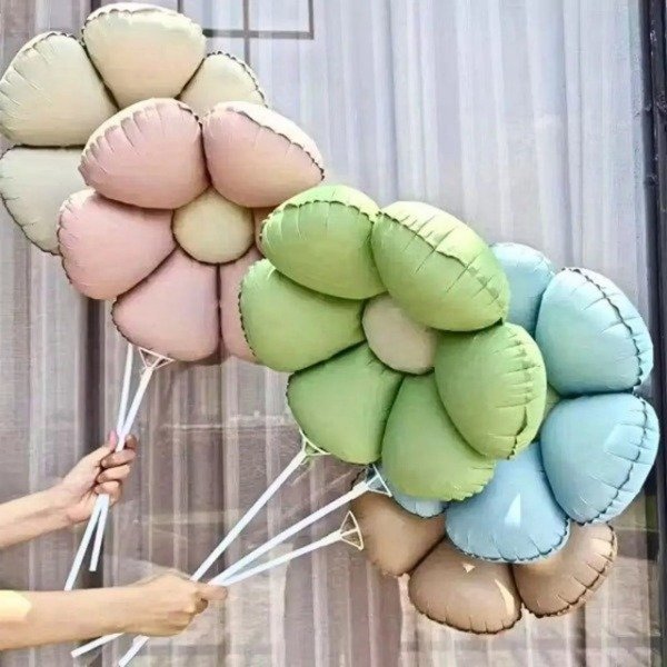 Producto - Globo Margaritas 60 cm tonos mate - 0
