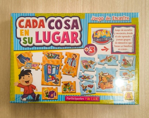 Producto - "Cada cosa en su lugar"