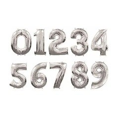 Producto - GLOBO METALIZADO PLATA PARTY 16 PULG (40CM)