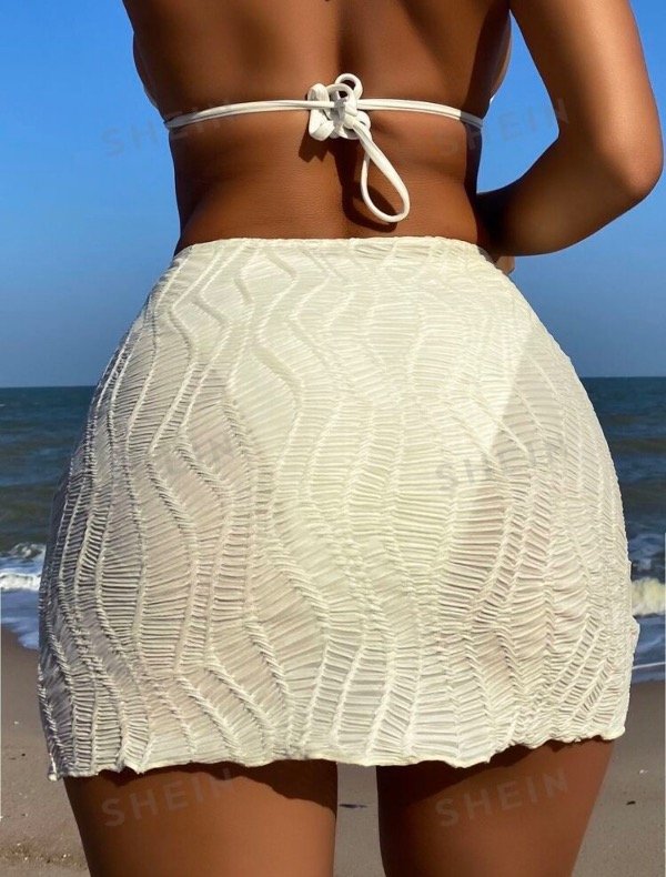 Producto - Falda playera manteca - 1