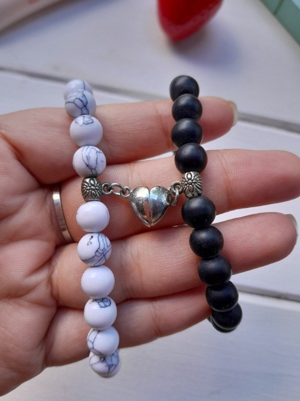 Producto - Pulseras ying y yang imantado