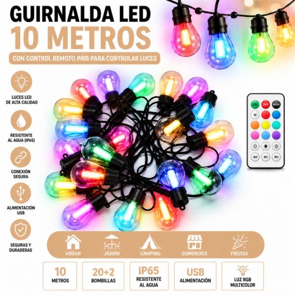 Producto - Guirnalda led