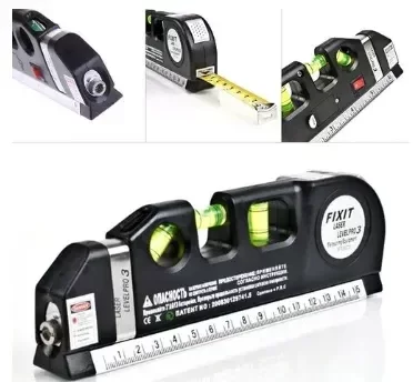 Producto - Regla cinta métrica láser 3 burbujas
