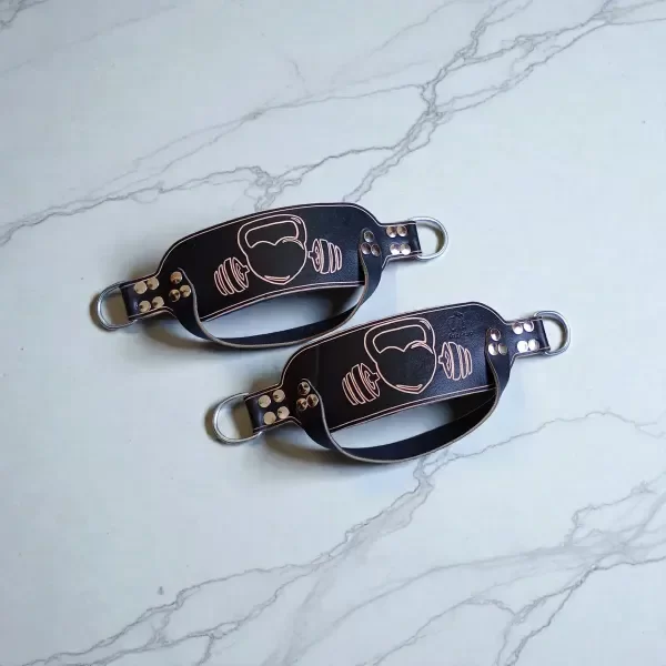 Producto - Tobillera con estribos fijos en negro