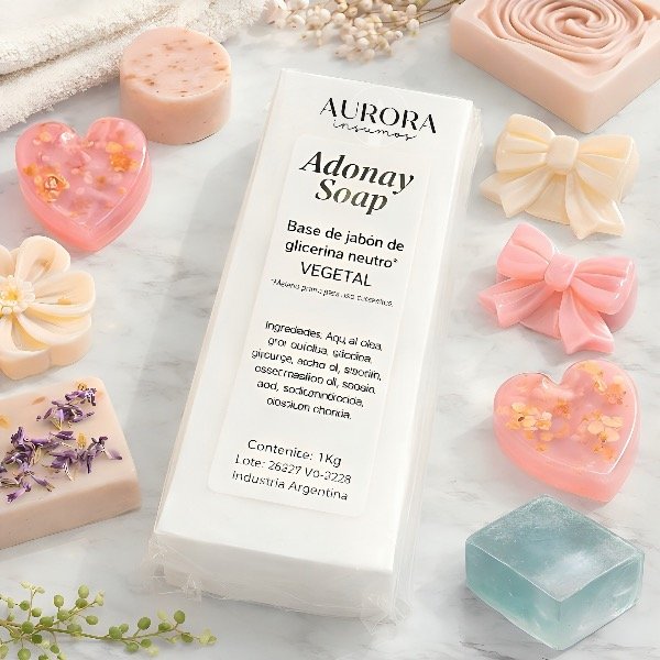 Producto - BARRA DE GLICERINA VEGETAL COCO 1kg