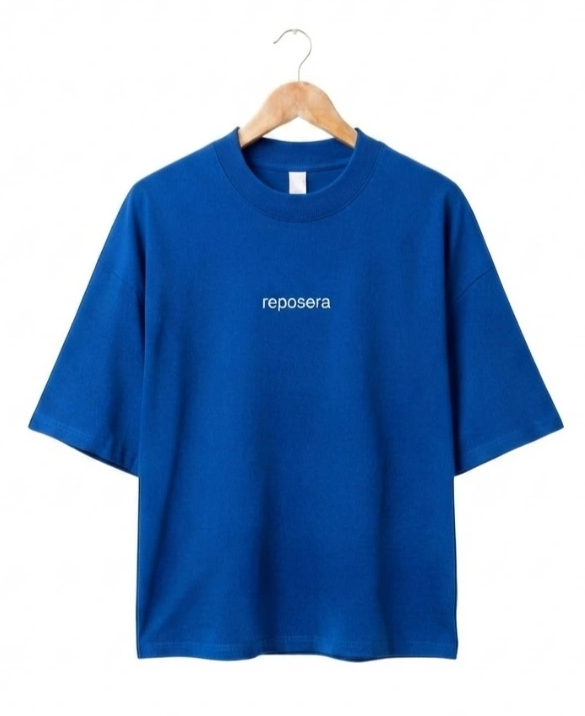 Producto - remera básica reposera azul