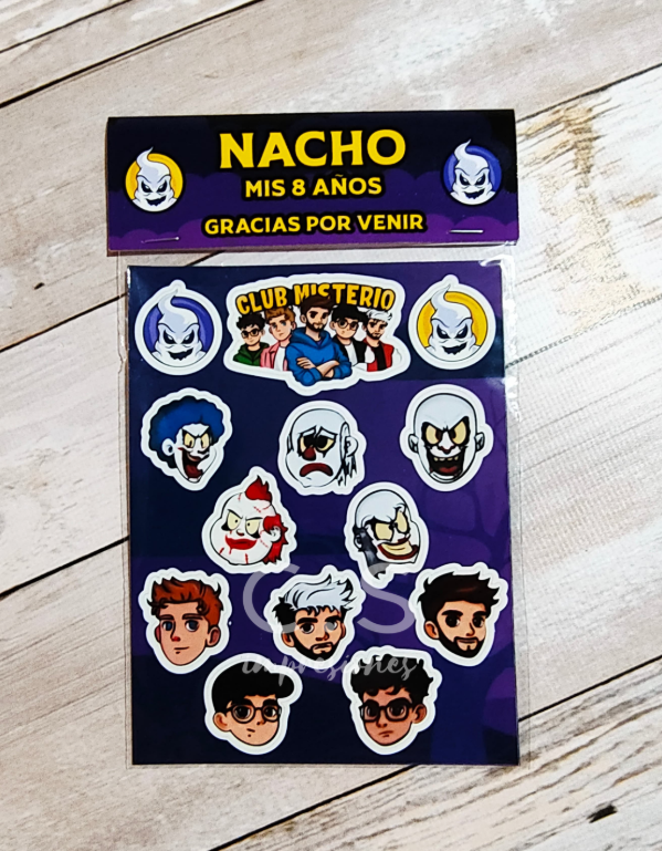 Producto - MINI PLANCHITAS DE STICKERS -SOUVENIR-