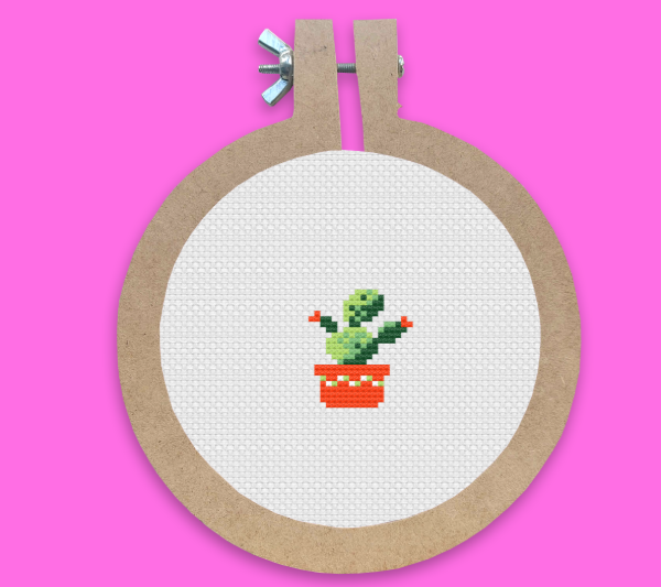 Producto - Cactus - Kit de punto cruz