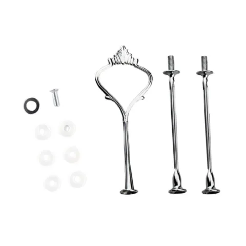 Producto - SOPORTE PARA BANDEJA DE 3PISOS PLATA