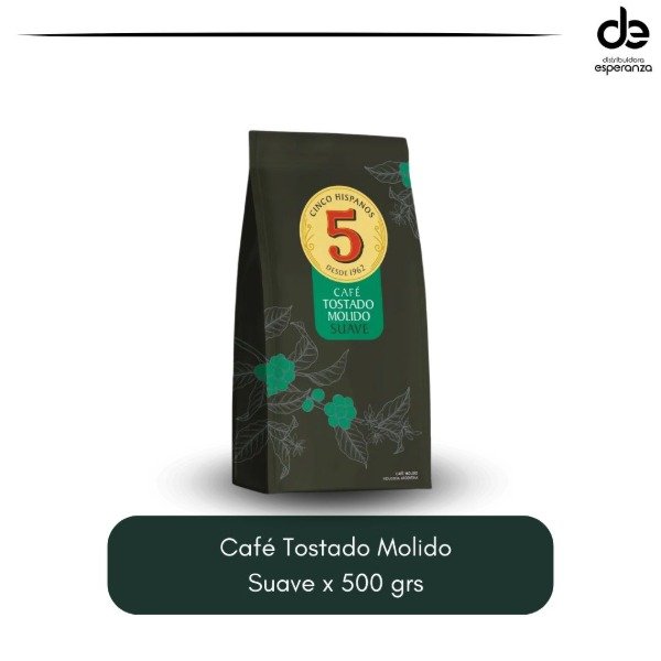 Producto - Café 5 Hispanos Tostado Suave x 500 grs
