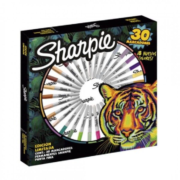Producto - MARCADOR SHARPIE PORTRAITS RULETA X 30 COLORES