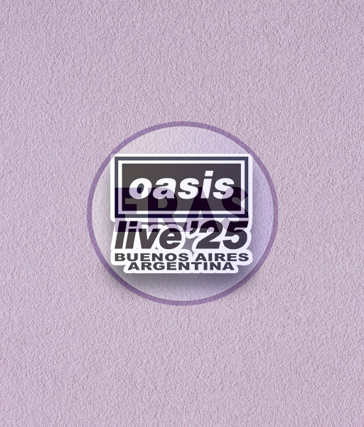 Producto - STICKERS UV - OASIS - LIVE IN BS AS