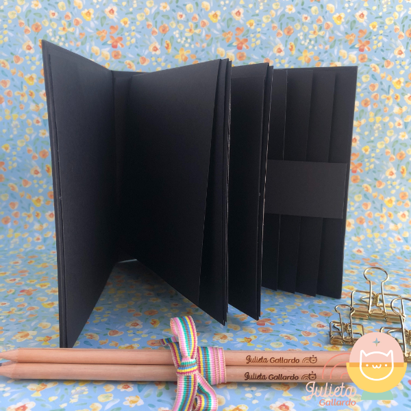 Producto - Mini Album 6x6 artesanal color Negro