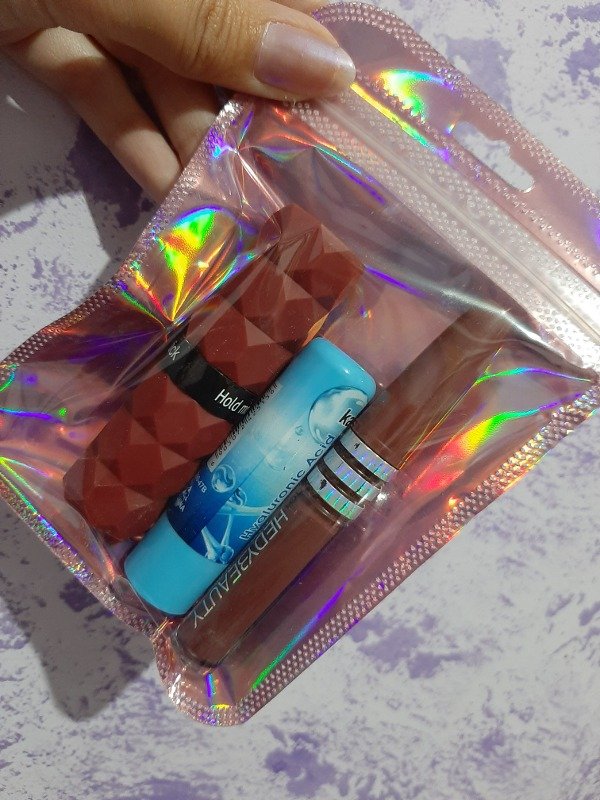 Producto - Bolsita holo de regalo Set labial