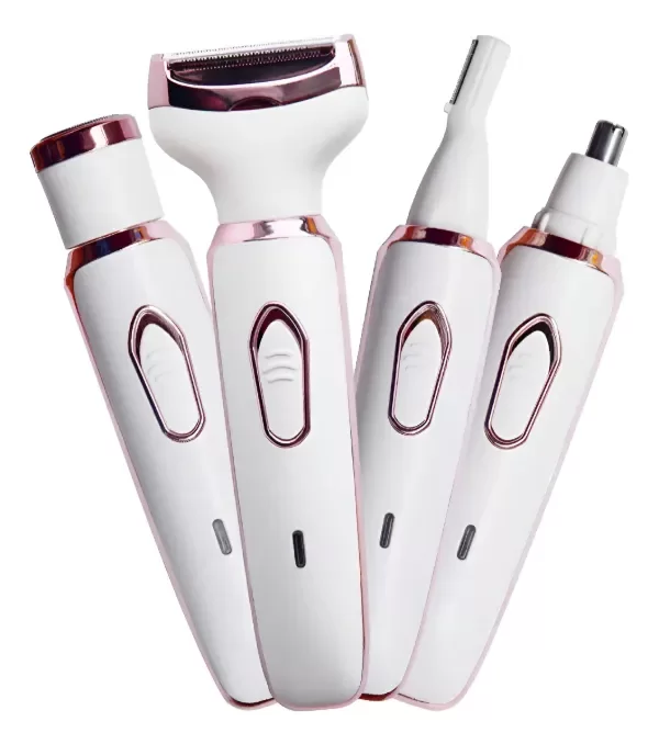 Producto - DEPILADORA ELECTRICA 4 EN 1 PORTATIL USB MUJER CUERPO FACIAL