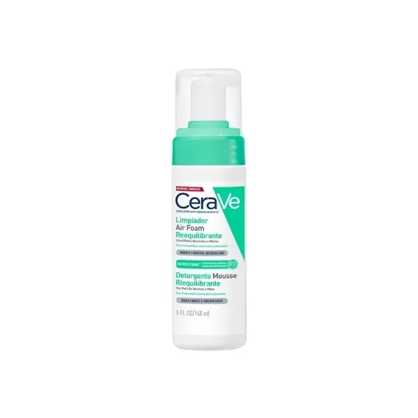 Producto - Limpiador CeraVe Air Foam Reequilibrante x 148 ml