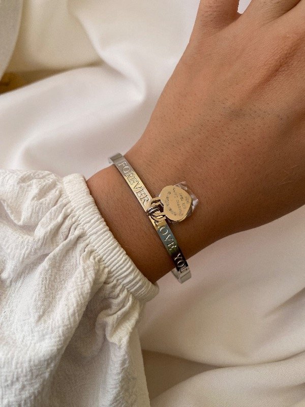 Producto - Esclava Forever Love plata