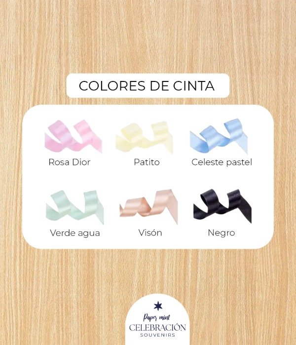 Producto - Cajita souvenir con moño - 1