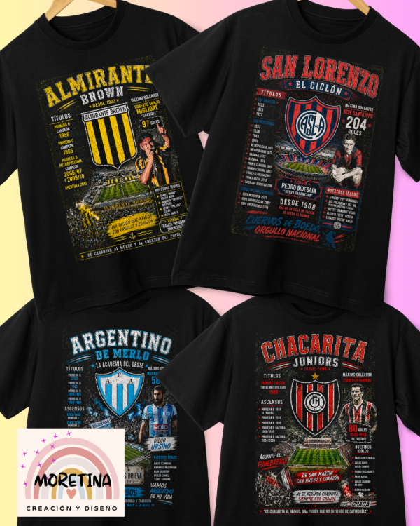 Producto - Remera de club a elección.