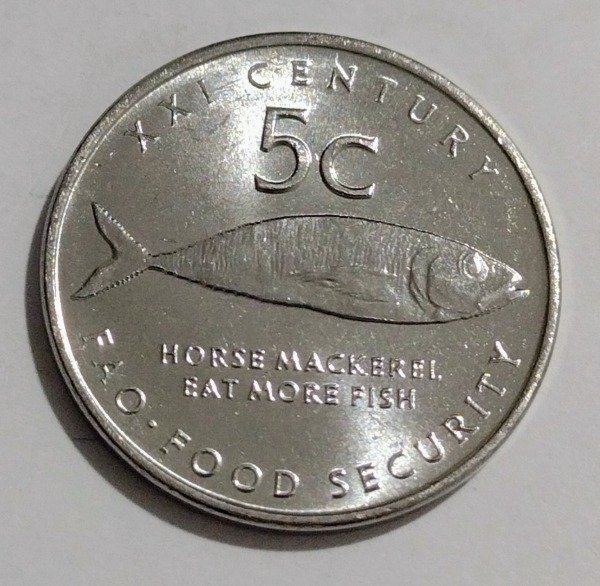 Producto - Namibia 5 cents año 2000 FAO