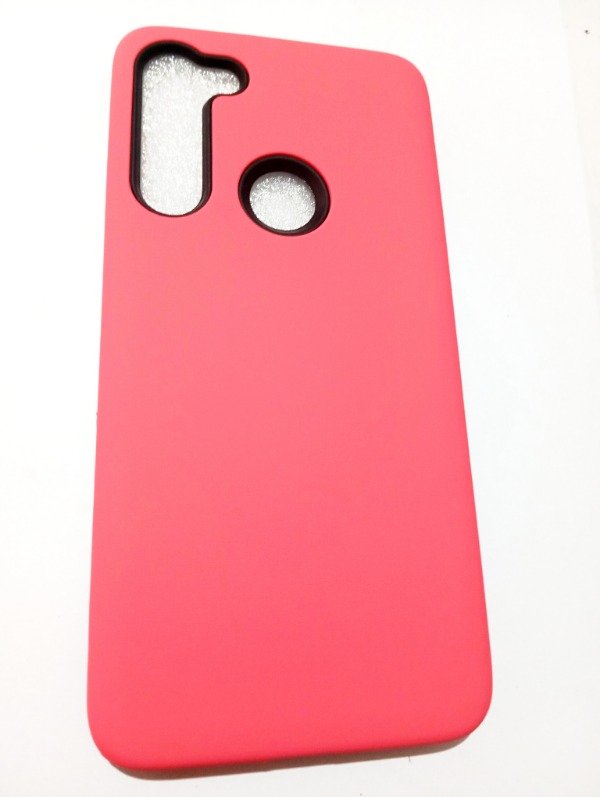 Producto - Funda Fucsia rígida de alto impacto para Moto G8