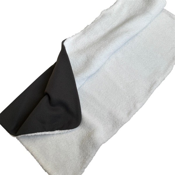 Producto - Manta polar con corderito GRIS - 2