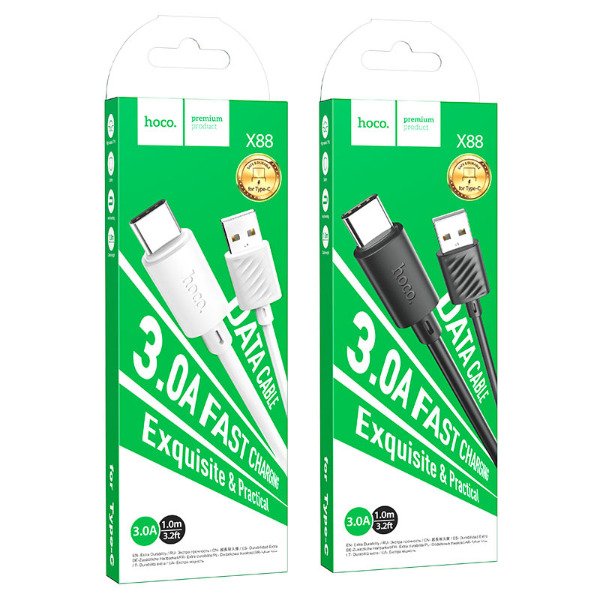 Producto - Cable USB-A a USB-C hoco X88 - 0