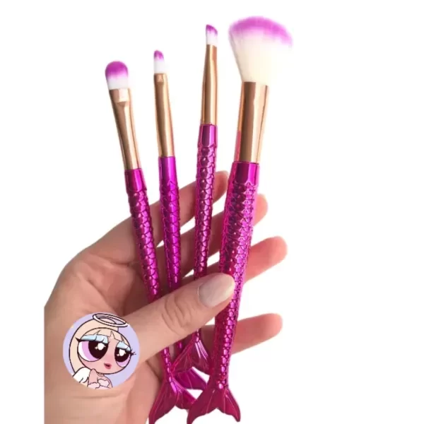 Producto - Brocha sirena Set de 4 pcs