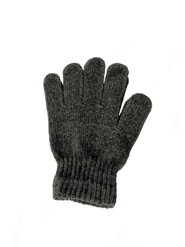 Producto - Guantes chenille gris topo