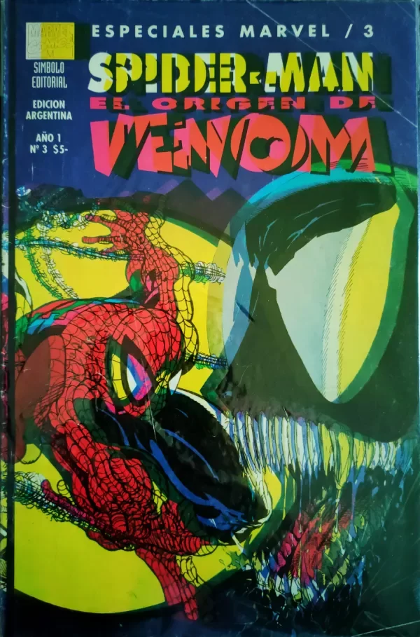 Producto - ESPECIALES MARVEL 3: SPIDER-MAN: EL ORIGEN DE VENOM (RARO ERROR EN PORTADA)