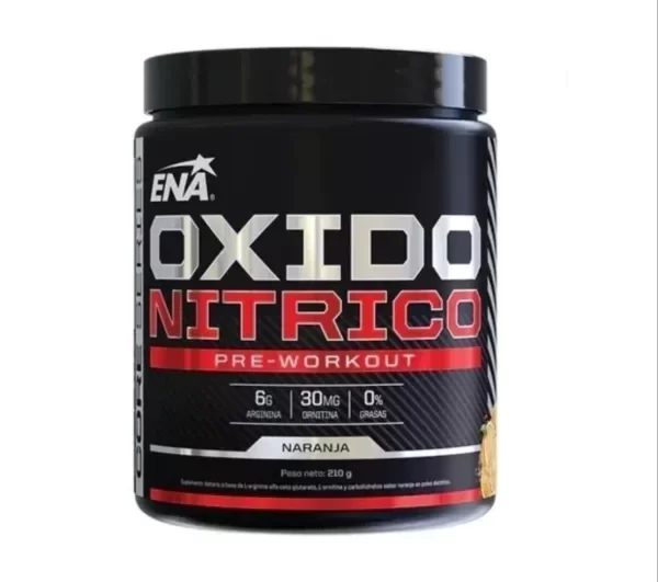 Producto - Oxido Nitrico Ena Pre - Workout sabor Naranja