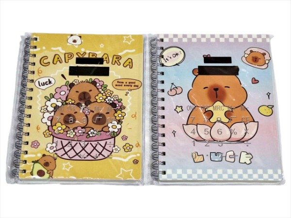 Producto - CUADERNO C/CALCULADORA CAPYBARA