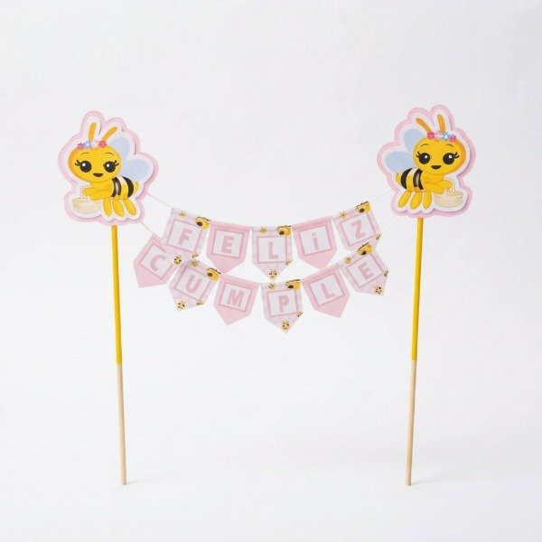 Producto - Topper banderin abejitas - 0