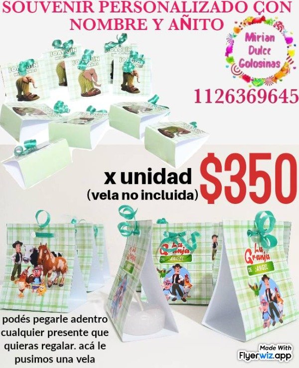 Producto - Souvenir porta velas personalizado