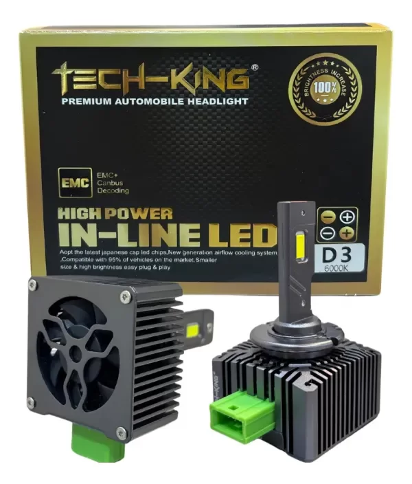 Producto - Lámpara LED para Xenón Original VW Passat Tech-King TC Alta Potencia