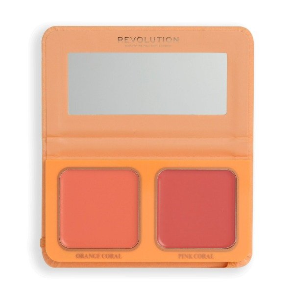Producto - Makeup Revolution -  Maffashion Cream Blush Duo Rosa (Coral Way)