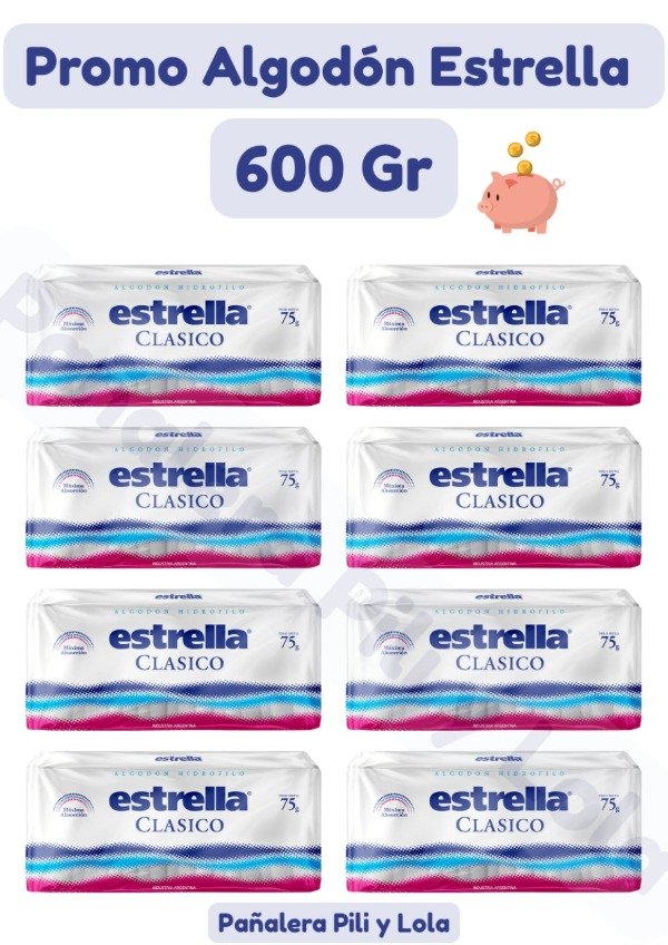 Producto - Promo algodón estrella 600 gr