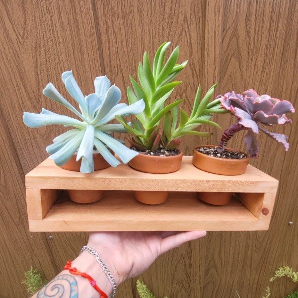 Producto - Portamaceta madera